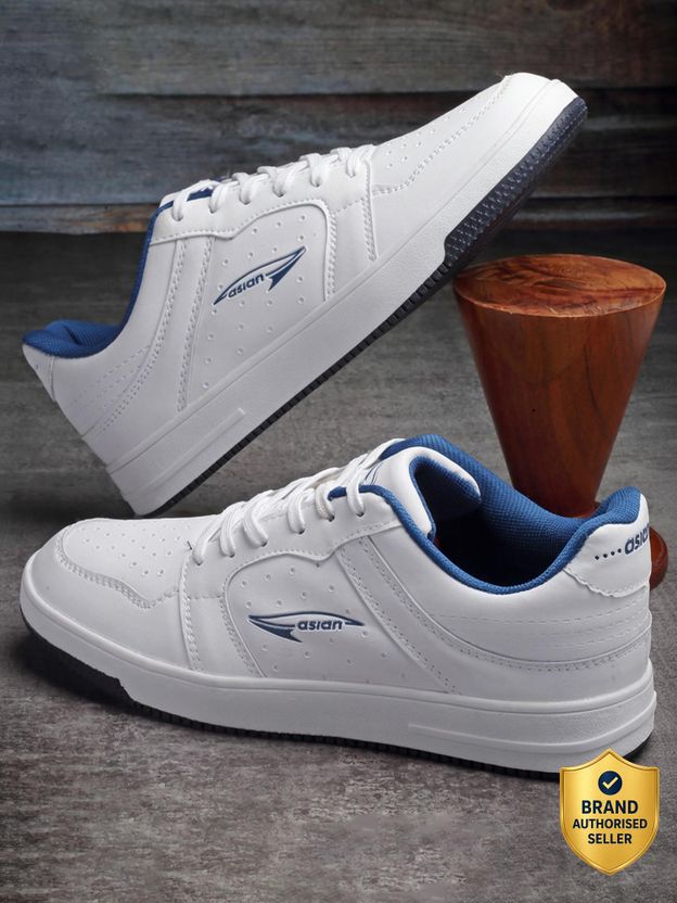 Asian Men's Flat Sole Memory Cushion Sneakers - Image 1