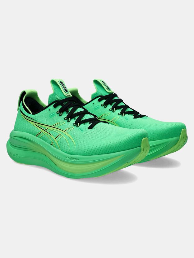 Asics GEL-NIMBUS 28 Men's Running Shoes (Green, 7) - Image 4