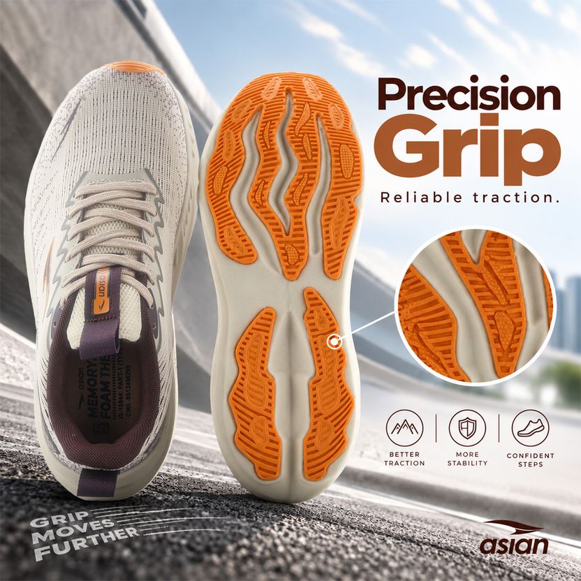 asian Aerofoam-02 Men's Running Shoes - Image 3
