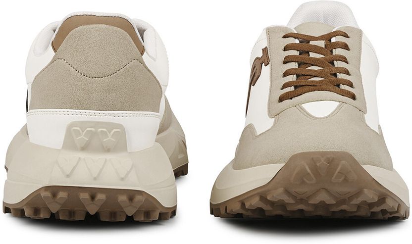 Louis Stitch Men's White and Beige Sneaker - Image 8