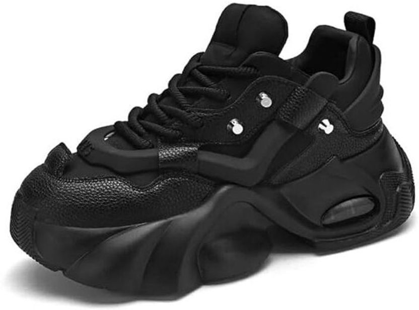 XTOON Casual Sneakers for Men Black 8 - Image 4
