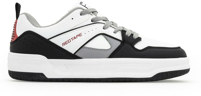 RED TAPE Men's White Grey Sneakers 8 - Image 2