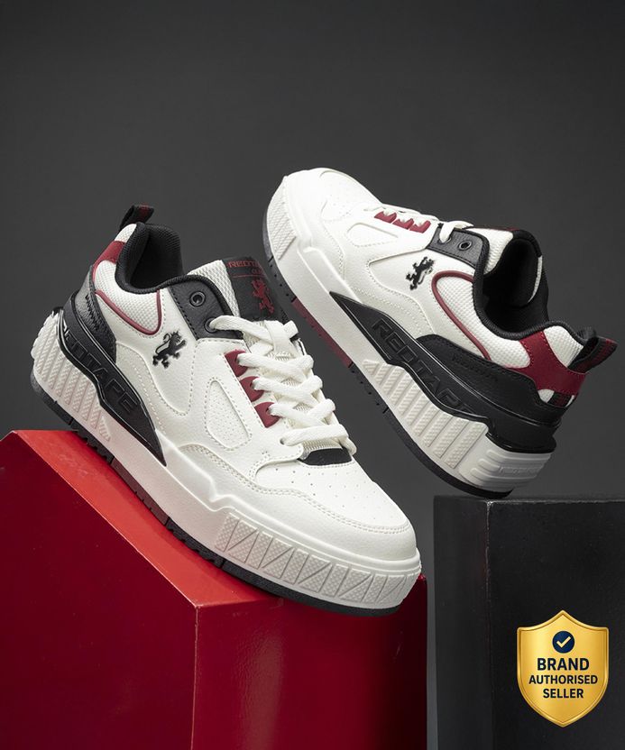 RED TAPE Men's Red Casual Sneakers - Image 9