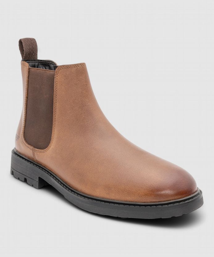 RED TAPE Boots For Men (Brown , 10) - Image 4
