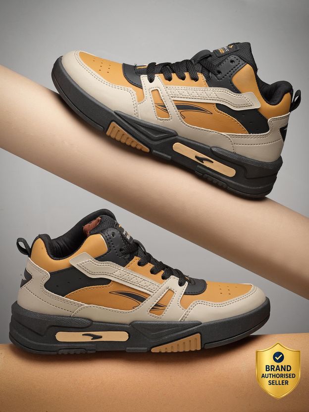 Asian Casual Sneakers For Men (White, 8) - Image 10