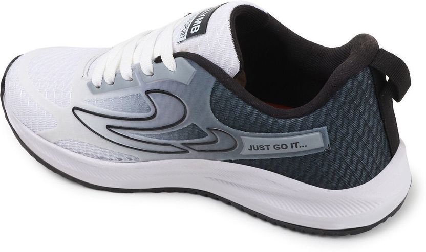 CLYMB Premium Casual Running Shoes For Men (Grey) - Image 4
