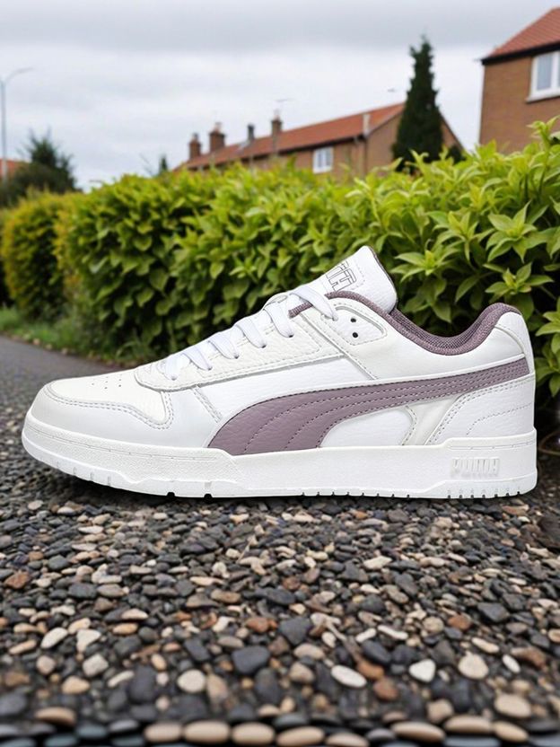 PUMA Court Shatter Low स्नीकर्स (सफेद) - Image 9