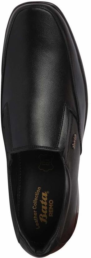 Bata Men's Black Slip-On Formal Shoes Size 7 - Image 5
