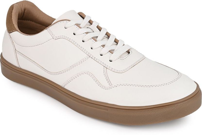 Roadster Men White Casual Sneakers - Image 2