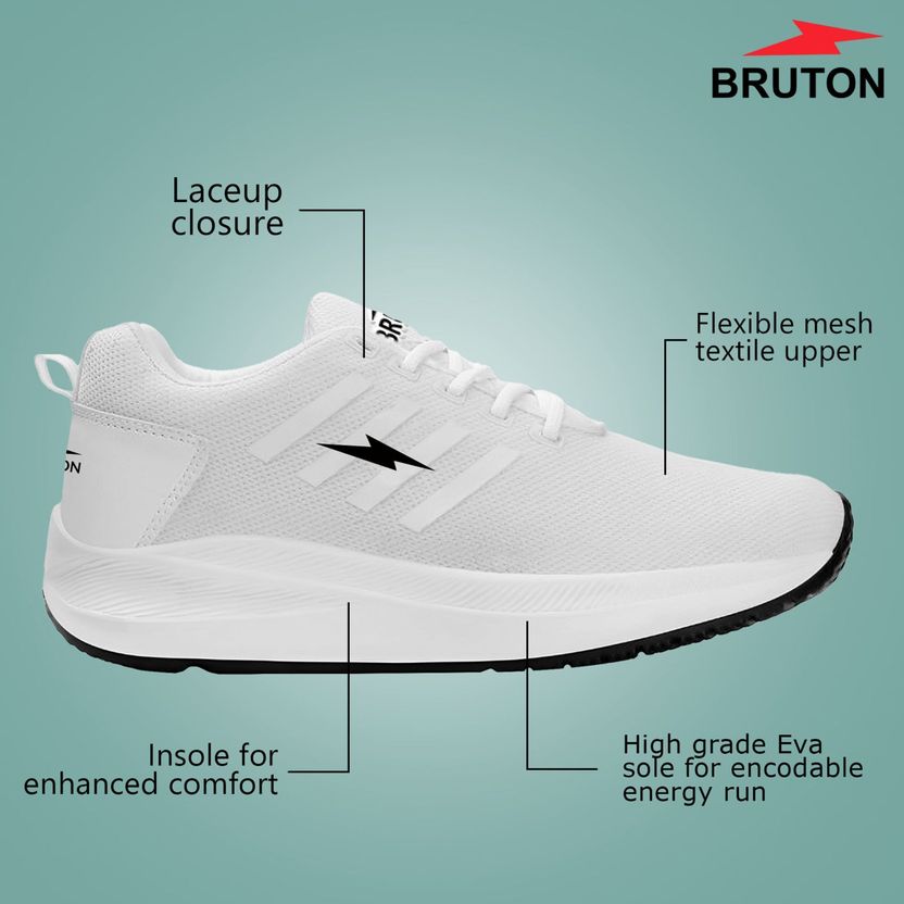 BRUTON URBAN-750 New Casual Shoes | Sneakers For Men (White , 9) - Image 2