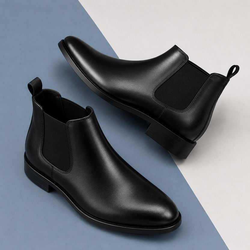 BOLTVELOCITY Classic Chelsea Boots For Men - Image 4