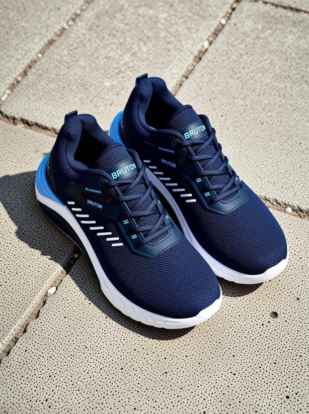 BRUTON Trendy Sports Running Shoes (Blue) - Image 4