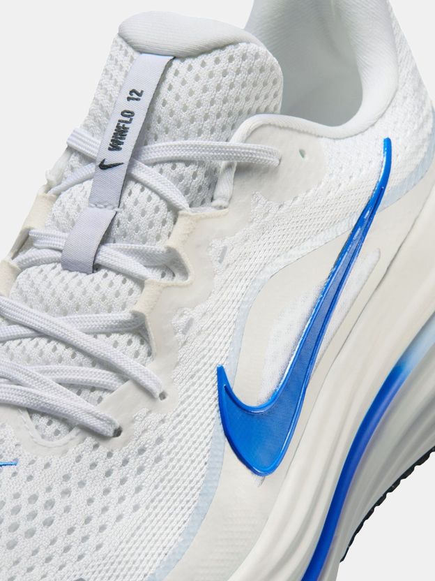Nike Air Winflo 12 Men's Running Shoes (White, Blue, 6) - Image 7