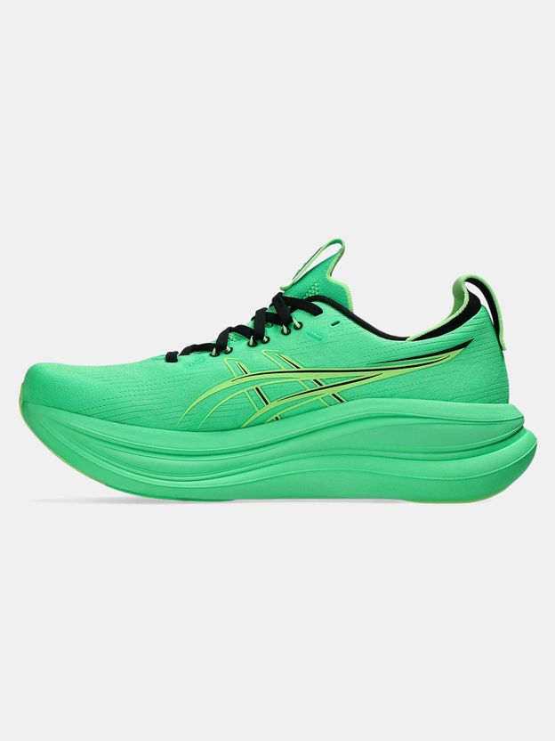 Asics GEL-NIMBUS 28 Men's Running Shoes (Green, 7) - Image 2