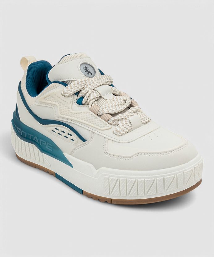 RED TAPE Men's Red Lifestyle Sneakers - Image 4