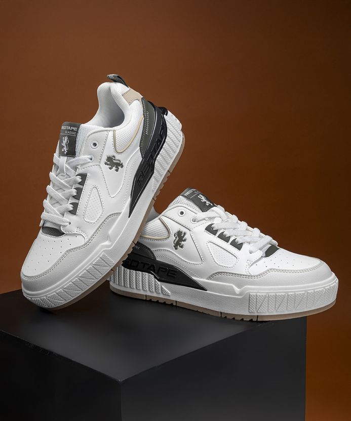 RED TAPE Men's Red Casual Sneakers - Image 10