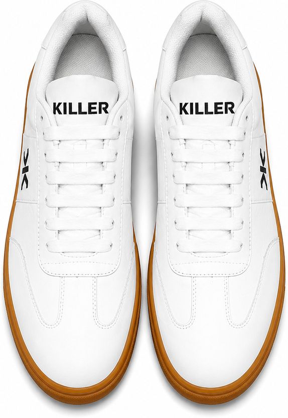 KILLER Men's Lightweight Breathable Gum Sole Sneakers - Image 5