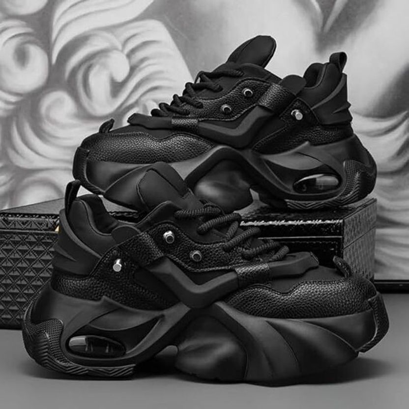 XTOON Casual Sneakers for Men Black 8 - Image 2