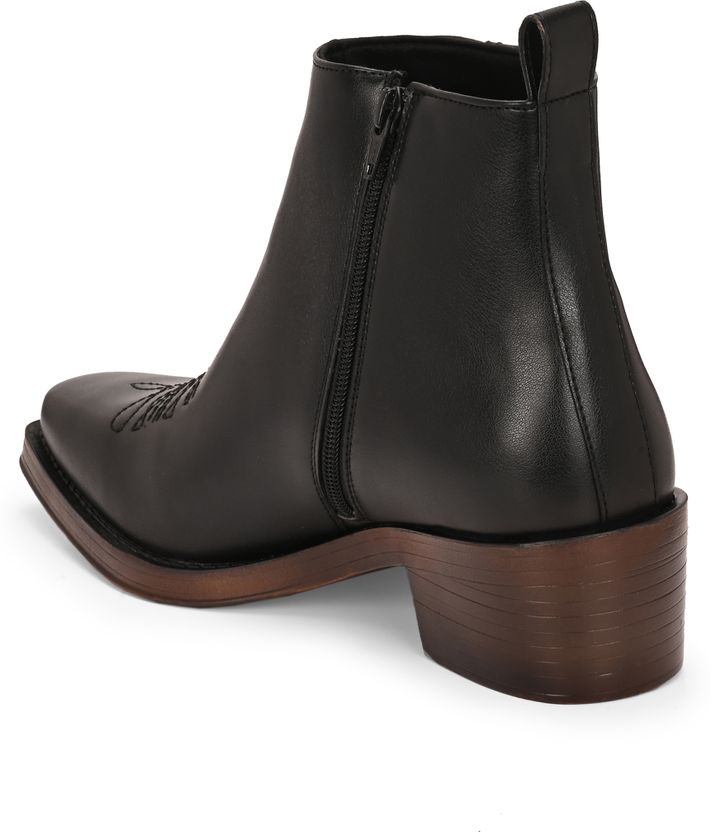 Delize CowBoy Ankle Boots For Men - Image 6