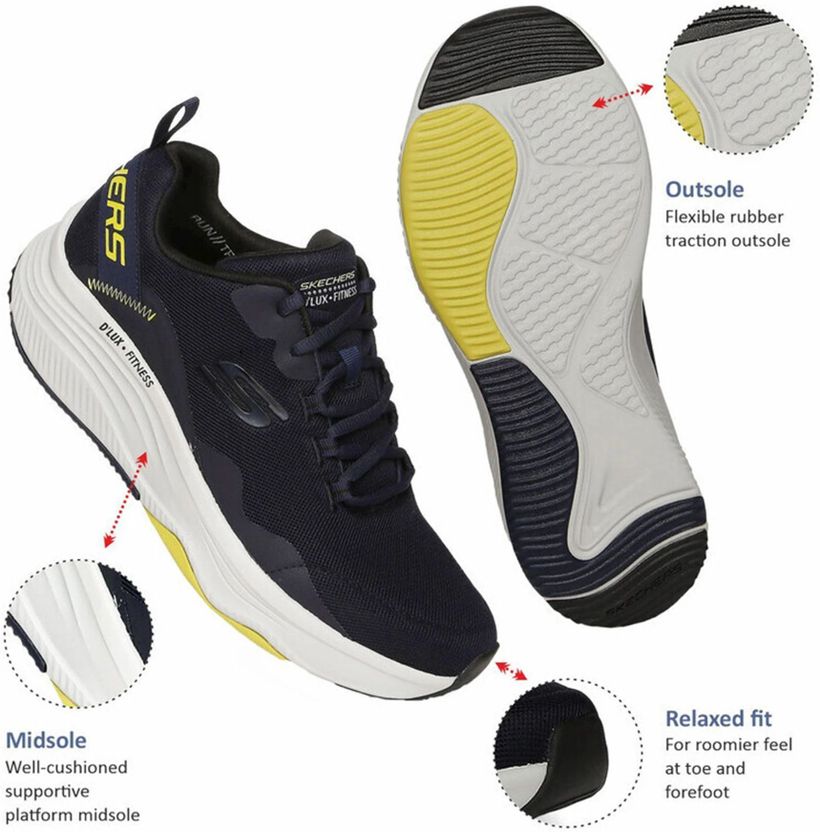 Skechers D'LUX FITNESS ROAM FREE Men's Sneakers - Image 4