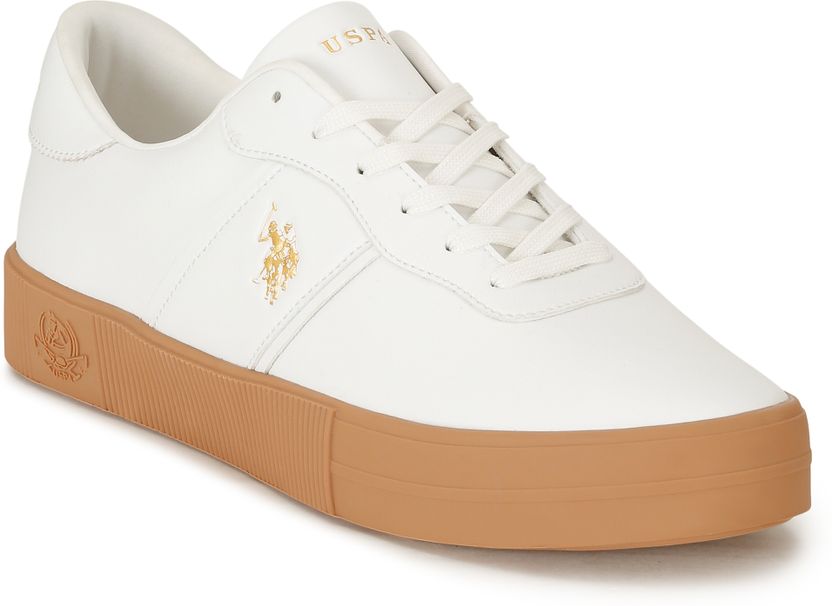 U.S. POLO ASSN. MEES 3.0 Men's White 7 Sneakers - Image 3