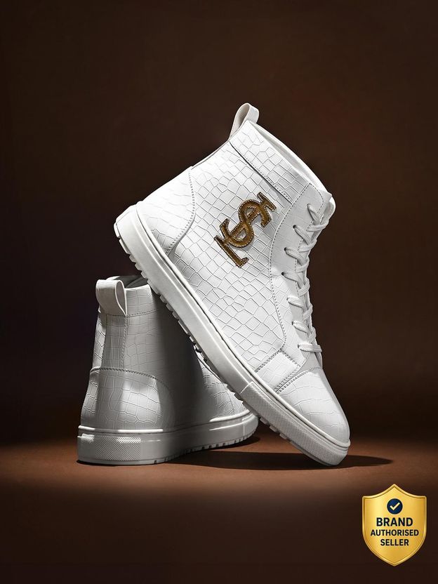 Louis Stitch Men's White Tan Sneaker, UK-8 - Image 10