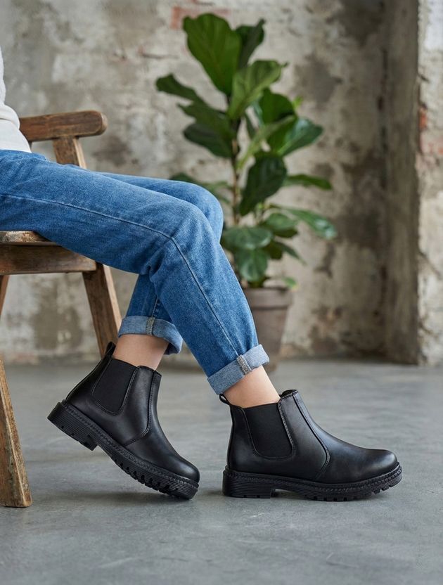 Marcino Men Chelsea Slip-on Synthetic Leather Boots - Image 6