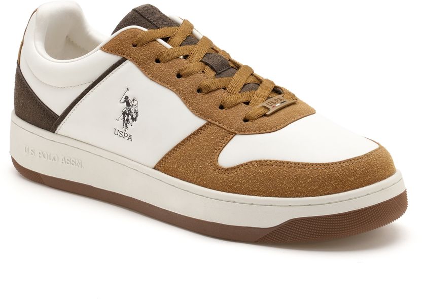 U.S. POLO ASSN. JOAN Men's Tan Sneakers 8 - Image 3