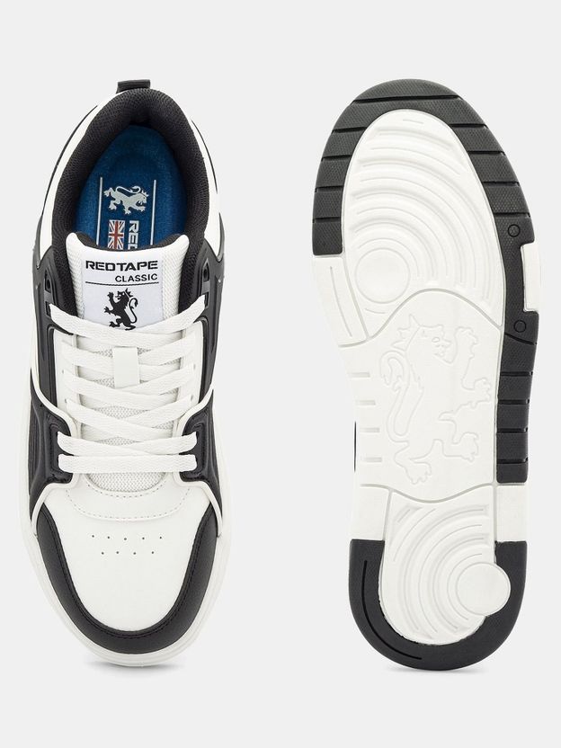 RED TAPE Men's Red Lifestyle Sneakers - Image 5