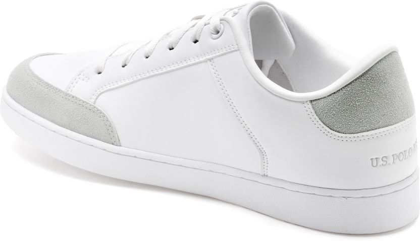 U.S. POLO ASSN. VANCER 2.0 Men's White Sneakers 9 - Image 3