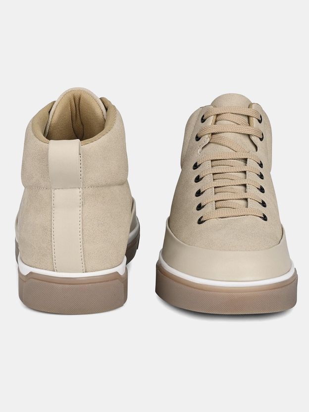 Louis Stitch Men's White Tan Sneaker, UK-8 - Image 6