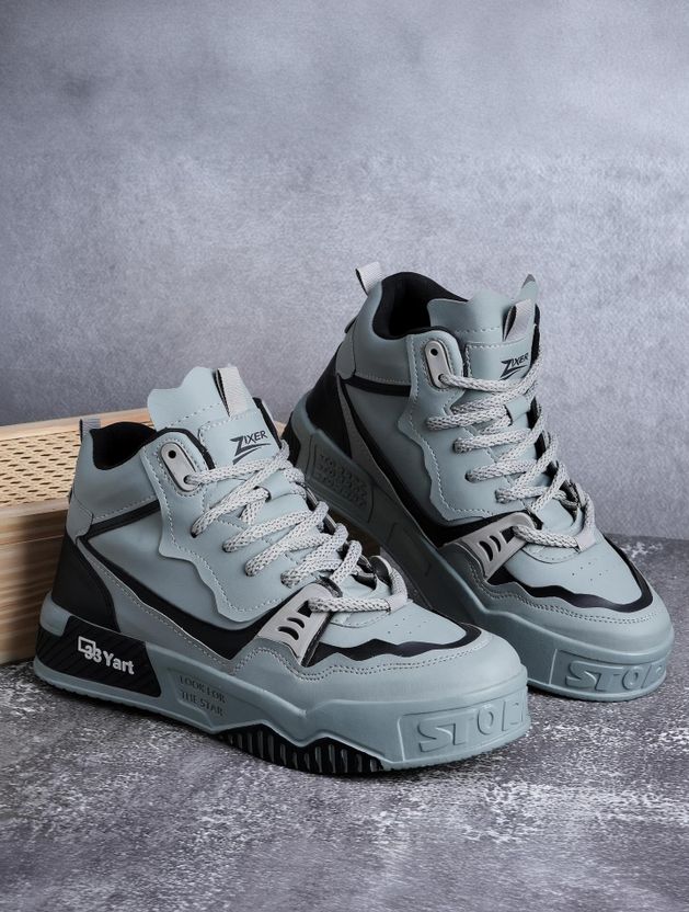 Zixer Men's Premium Pastel Pops High-Top Ankle Shoes - Image 8