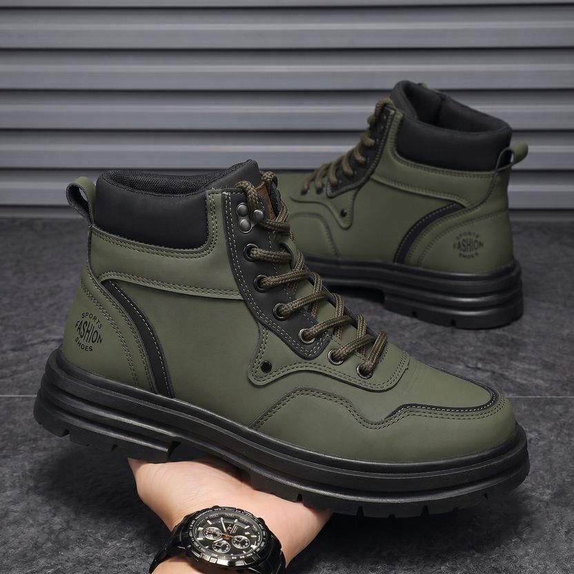 6ONE9 Men's Black High Ankle Sneaker Boots - Image 5