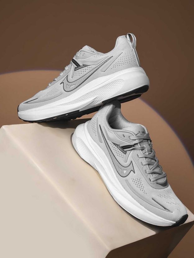 CLD POSITIVE Men's Running Shoes Grey 9 - Image 1