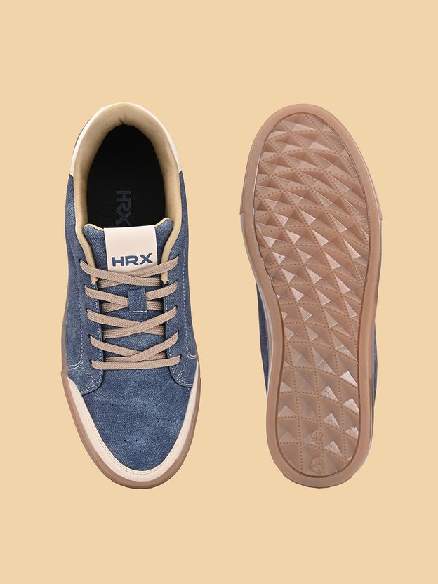 HRX by Hrithik Roshan HX-411 06 Men's Sneakers (Blue, Beige) - Image 7