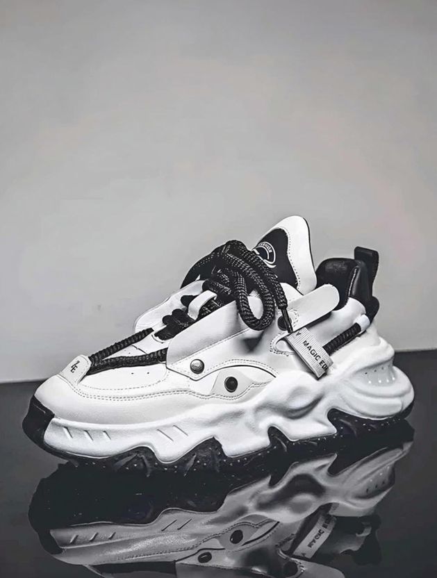 Posewalk Black Casual Sneakers - Image 1