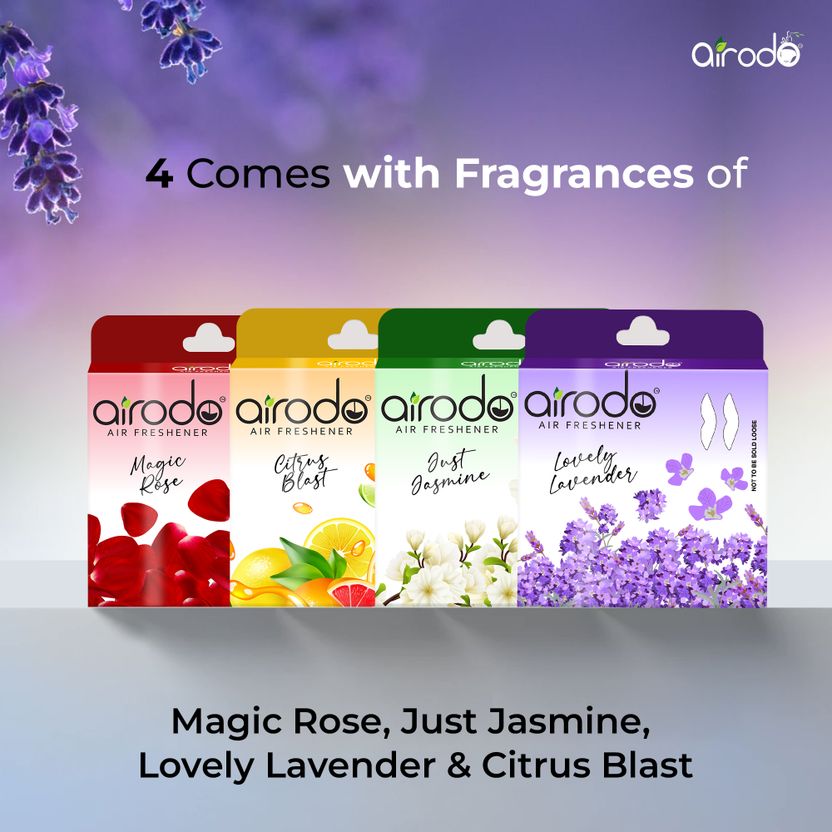 AIRODO Magic Rose, Citrus Blosy, Just Jasmine, Lovely Lavender - Image 3