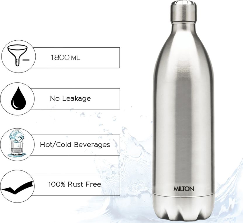 MILTON Duo DLX 1800 1700 ml Stainless Steel Flask - Image 9