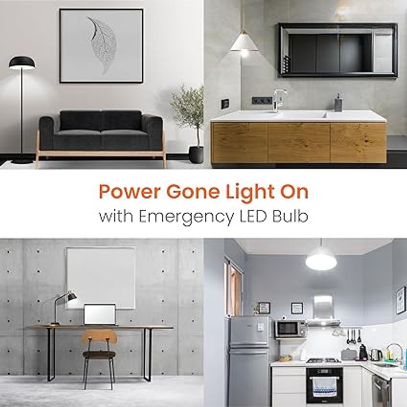 Gold Nation Emergency LED Light 12W Auto ON Power Cut Light – 3 Pieces 4 hrs Bulb Emergency Light Price in India - Image 3