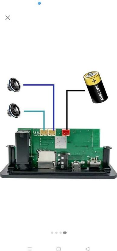 DKGROW Bluetooth MP3 Module with 2400mAh Battery - Image 5