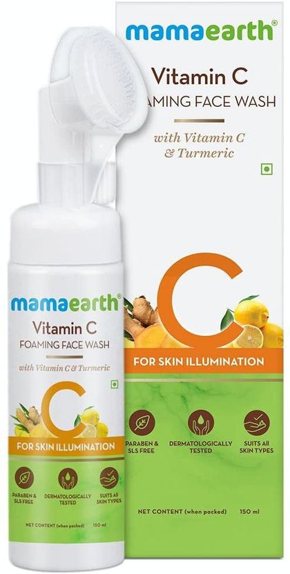 Mamaearth Vitamin C Foaming Face Wash 150ml - Image 3