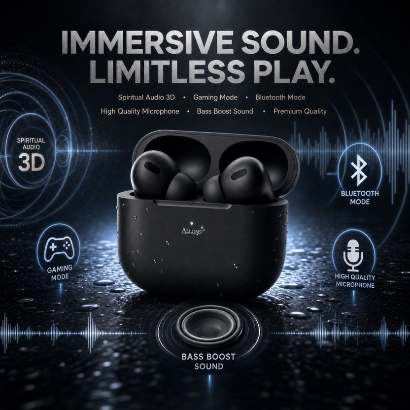 allons Premium Pro Wireless ANC Ultra Earbuds P250 - Image 7