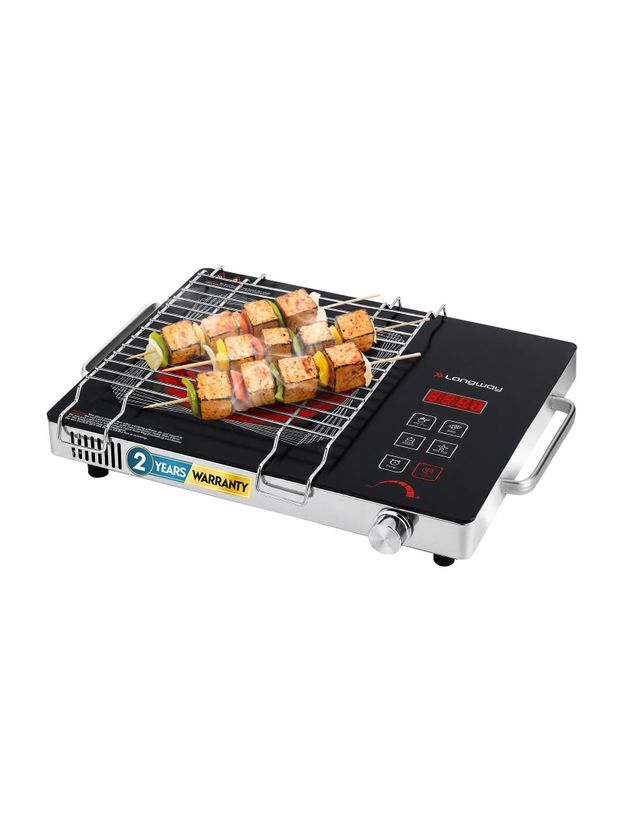 Longway 2200W Induction Cooktop Black Silver - Image 1