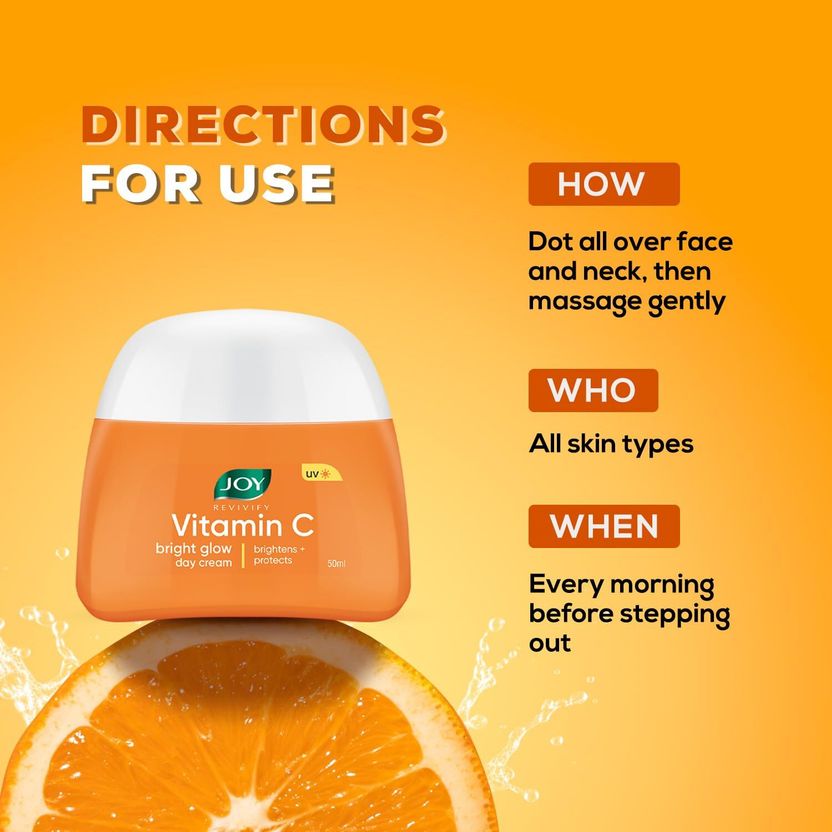 Joy Vitamin C & Carrot Seed Brightening Face Cream 50ml - Image 4