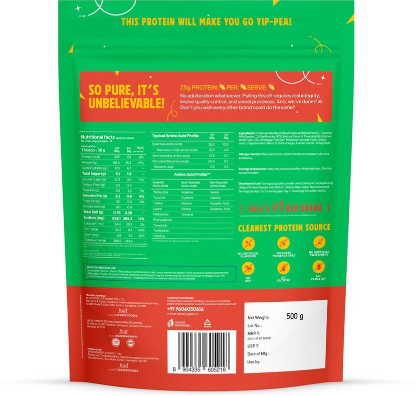 Yogabar Plant Protein Coffee 25g - Image 4