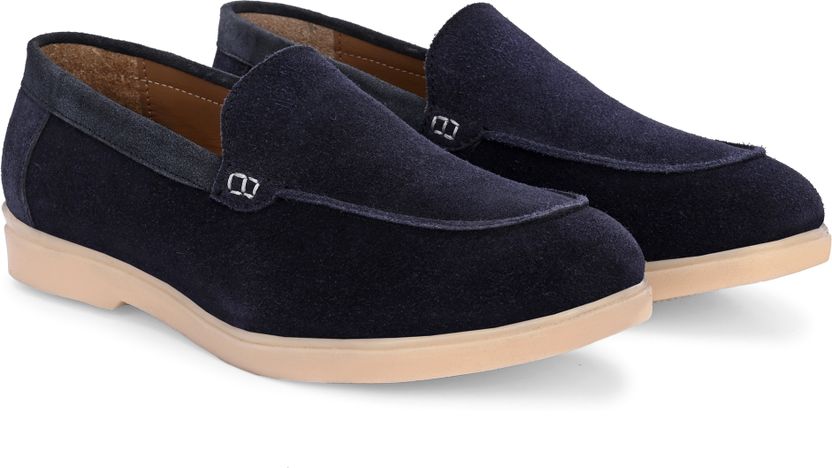Roamra Men’s Suede Slip-On Loafers - Image 7