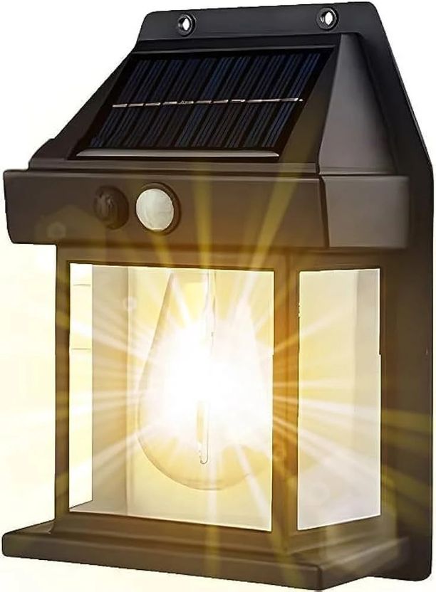 SHIVANI Solar Outdoor Garden Wall Light with Sensor - Image 1