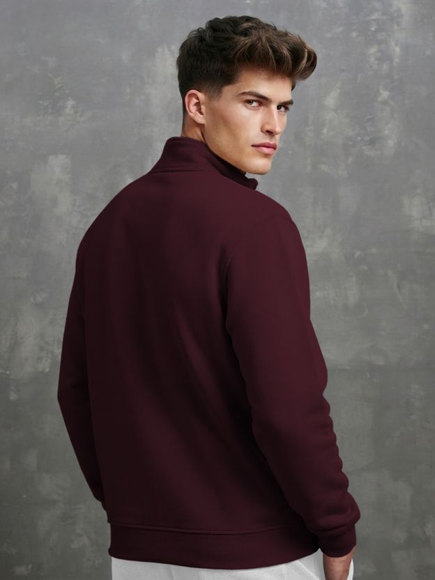 Viktor Full Sleeve Solid Men Sweatshirt - Image 2