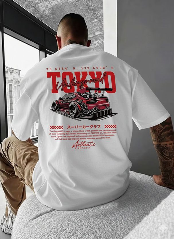 HIPHOPFASHION Men Red Round Neck T-Shirt - Image 7