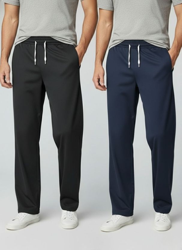 INDICLUB Loose Fit Black Trousers - Image 6